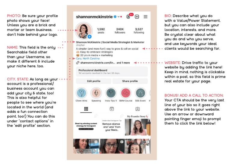 3 Secrets to Creating the Best Instagram Profile to Attract New ...