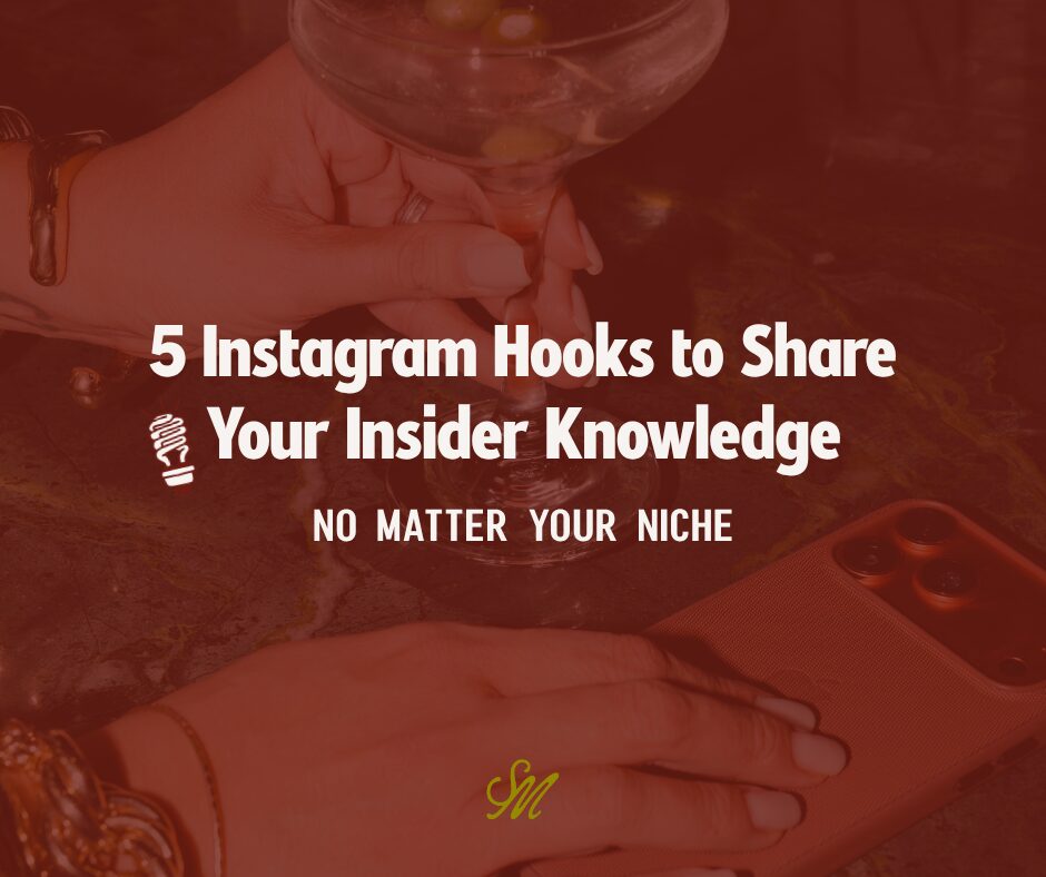 Shannon McKinstrie Insider Knowledge Instagram Hooks